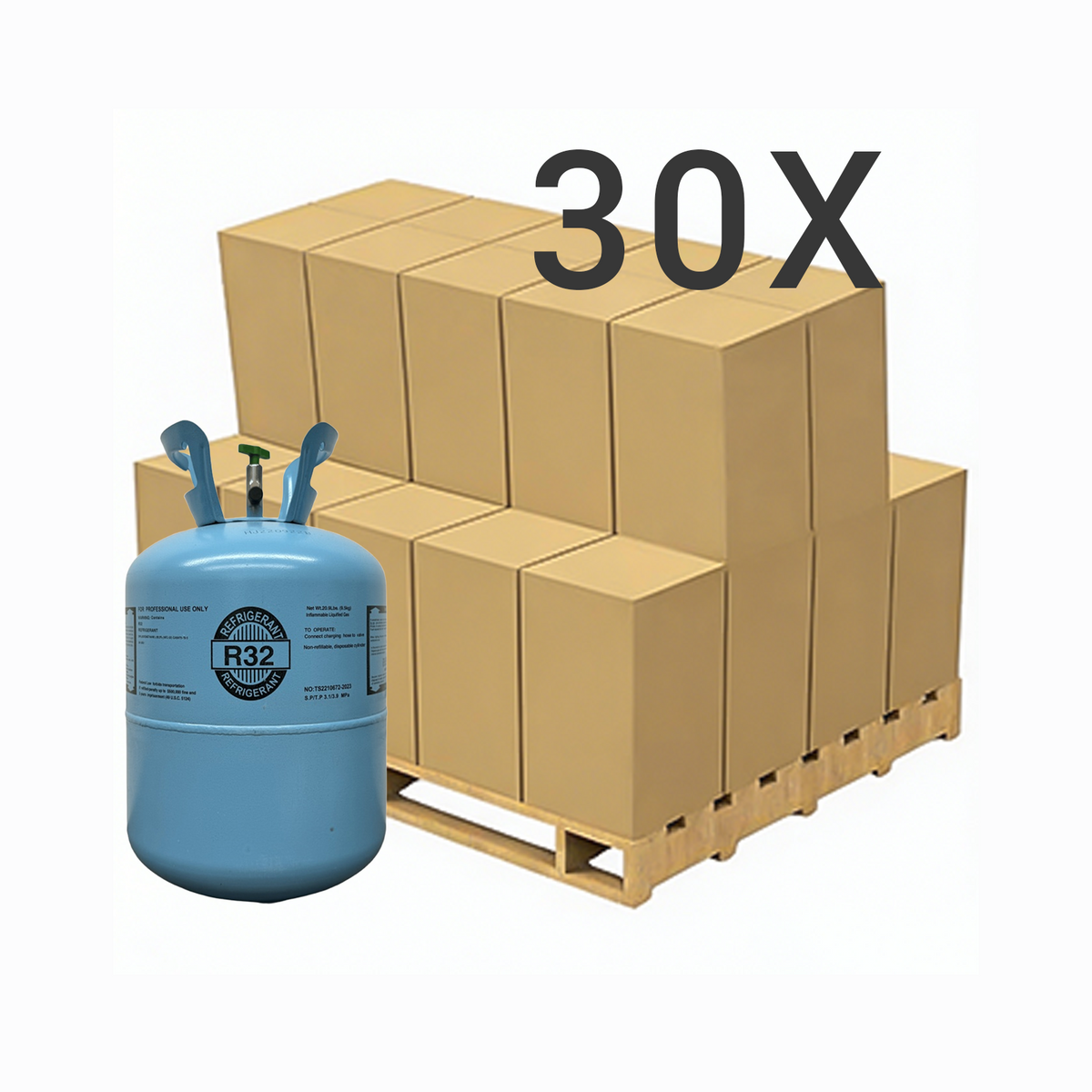 20.9LB R32 (R-32) Refrigerant Gas